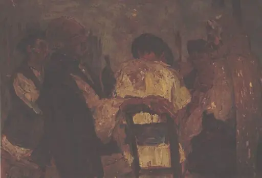 Țărani la cârciumă, by Rudolf Schweitzer-Cumpăna