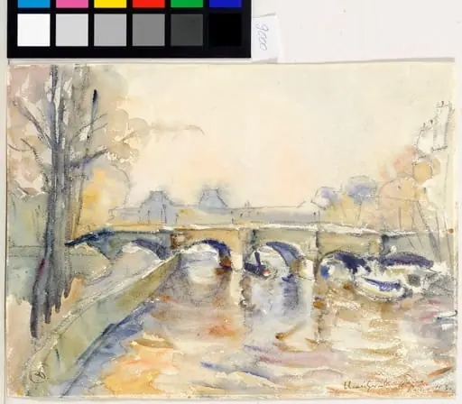 Vedere din Paris, by Rudolf Schweitzer-Cumpăna