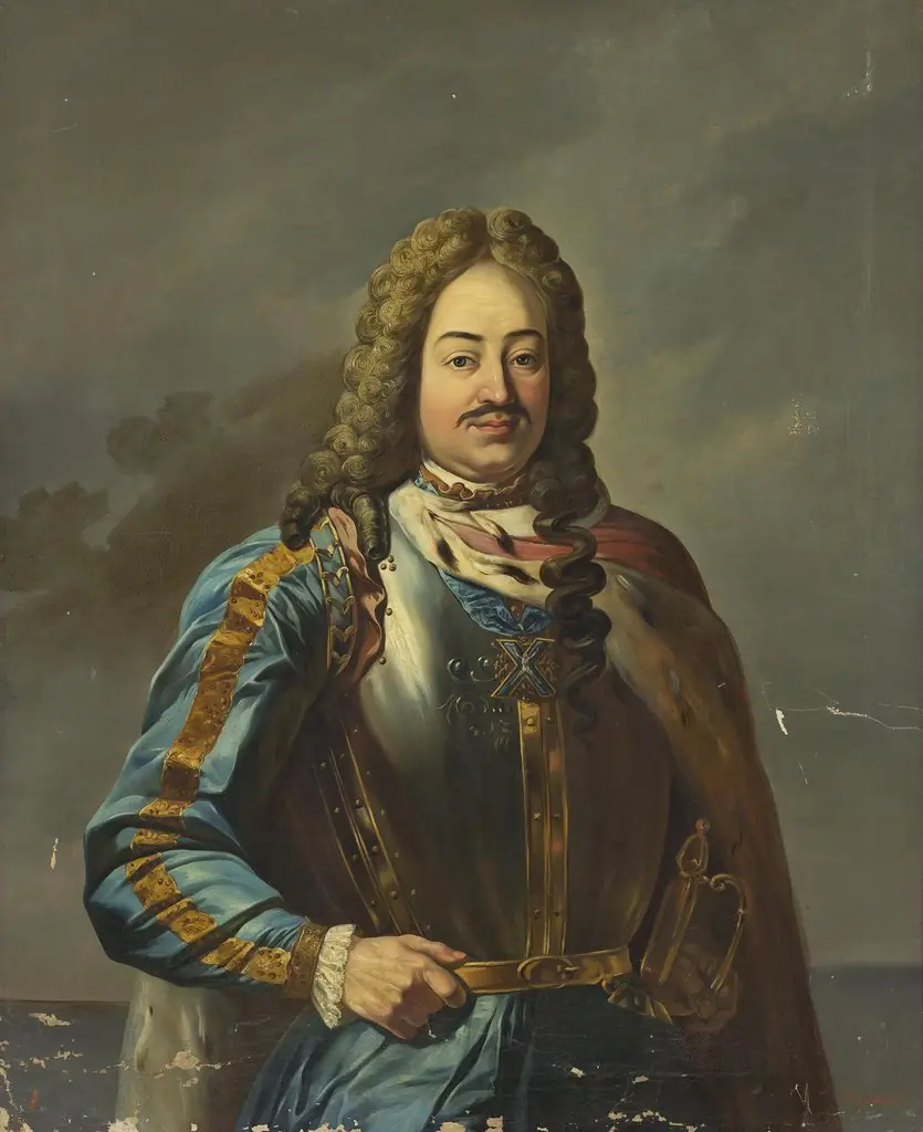 Portrait of Franz Lefort, by Rudolf Zhukovsky