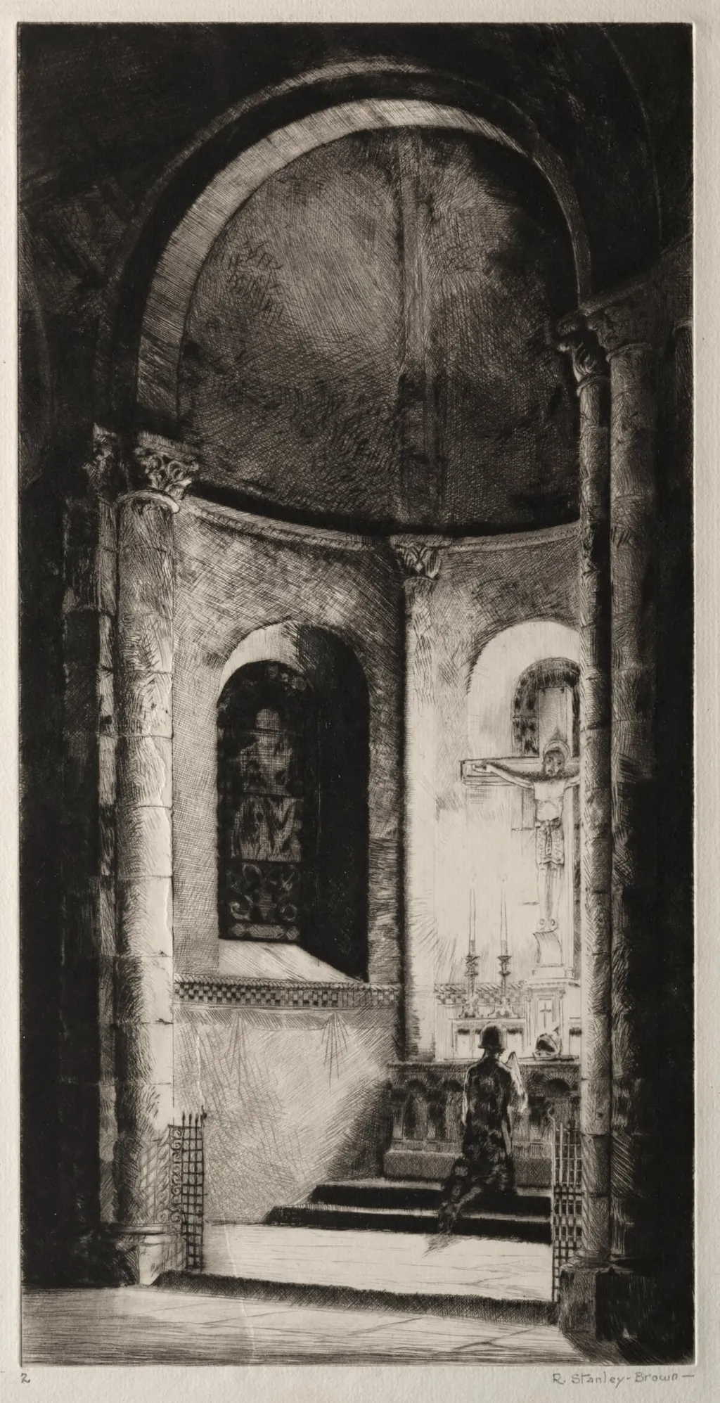 Crusader's Vigil, by Rudolph Stanley-Brown, 1926