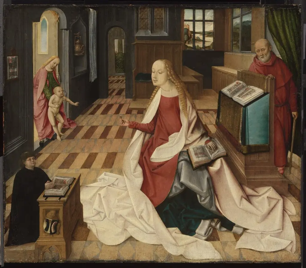 The Education of the Infant Christ, by Rueland Frueauf the Elder