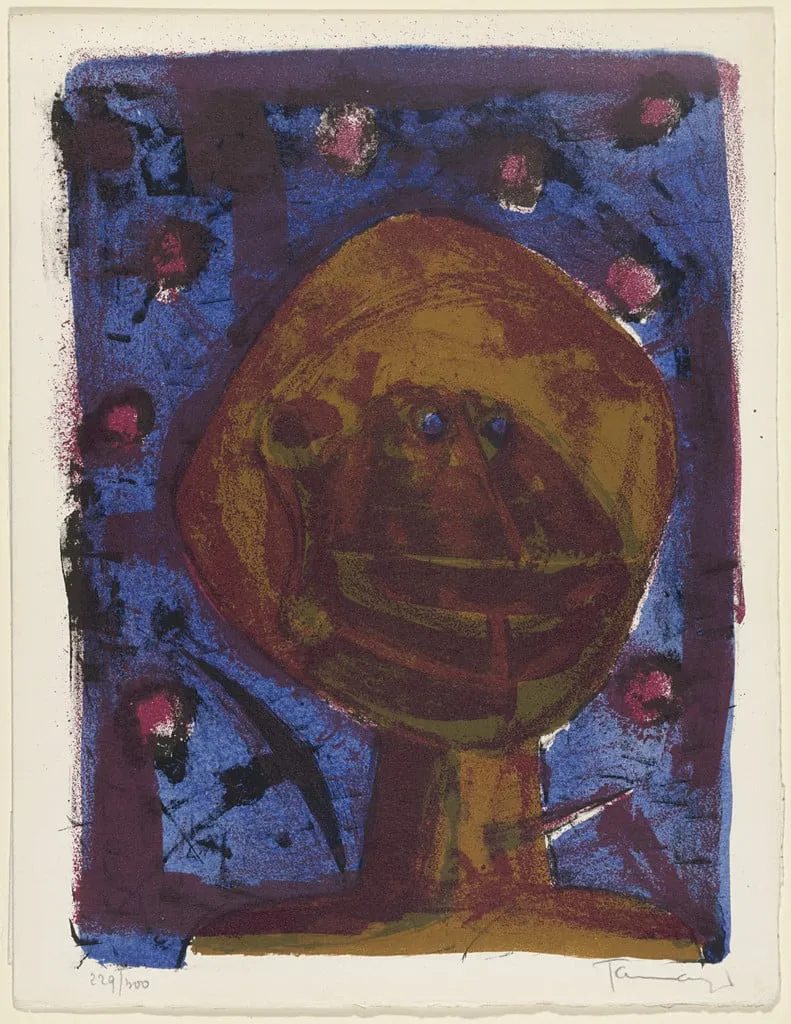 Untitled, by Rufino Tamayo, ink, 1958