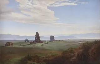 Ruins in the Roman Campagna, by Janus la Cour