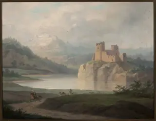 Ruins of the castle in Czorsztyn