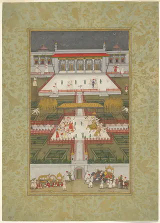 Ruler Entertained by Dancers in a Paradise Garden, by Unknown