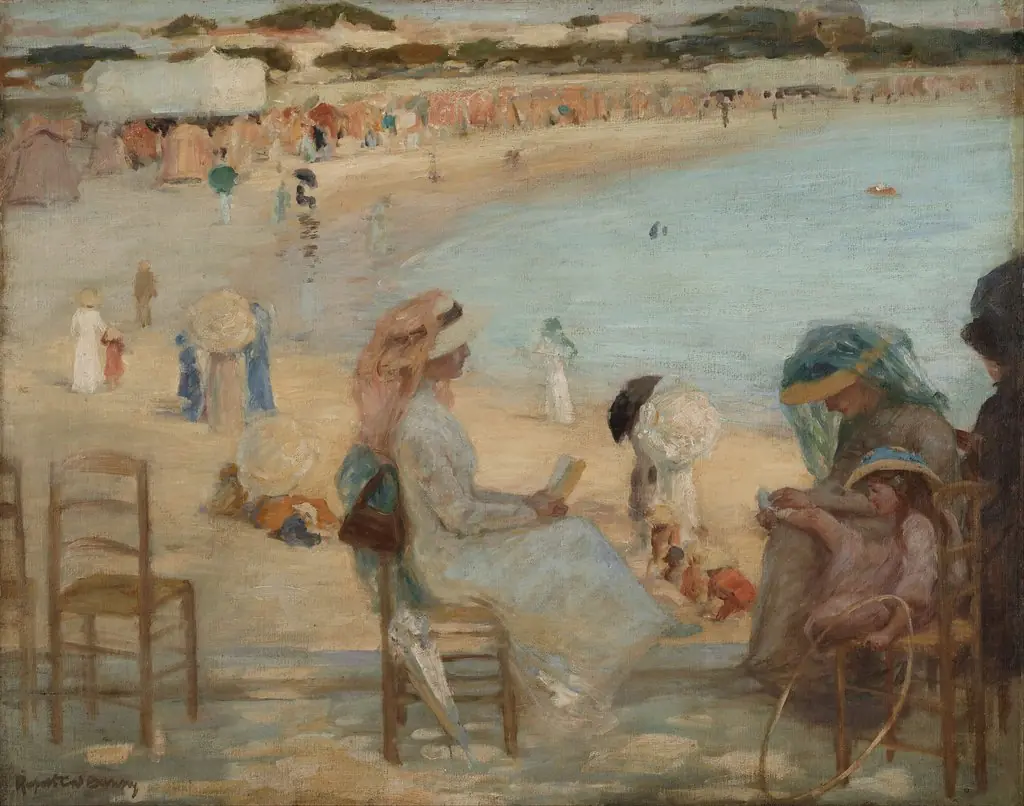 On the beach (Royan), by Rupert Bunny