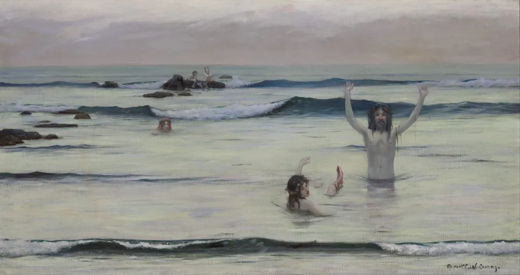 Tritons, by Rupert Bunny, oil, 1896