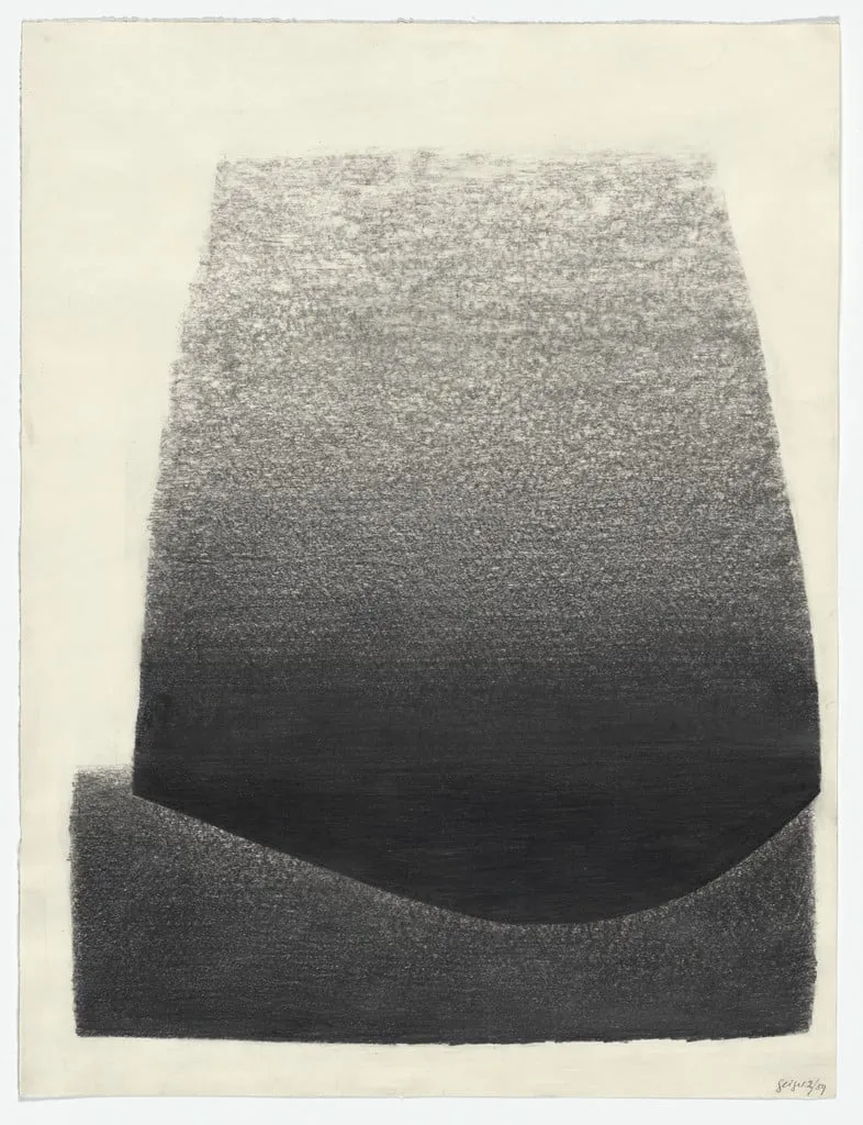 Untitled, by Rupprecht Geiger, graphite, 1959