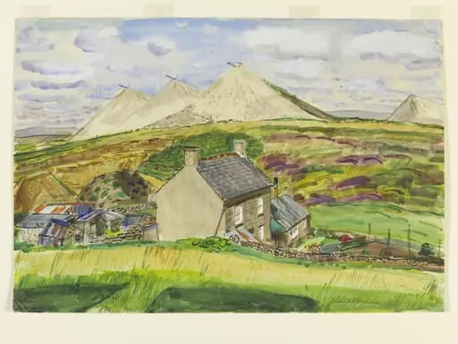 China Clay Works, Great Wheal Prosper, Tresayes, Roche, by Ruskin Spear