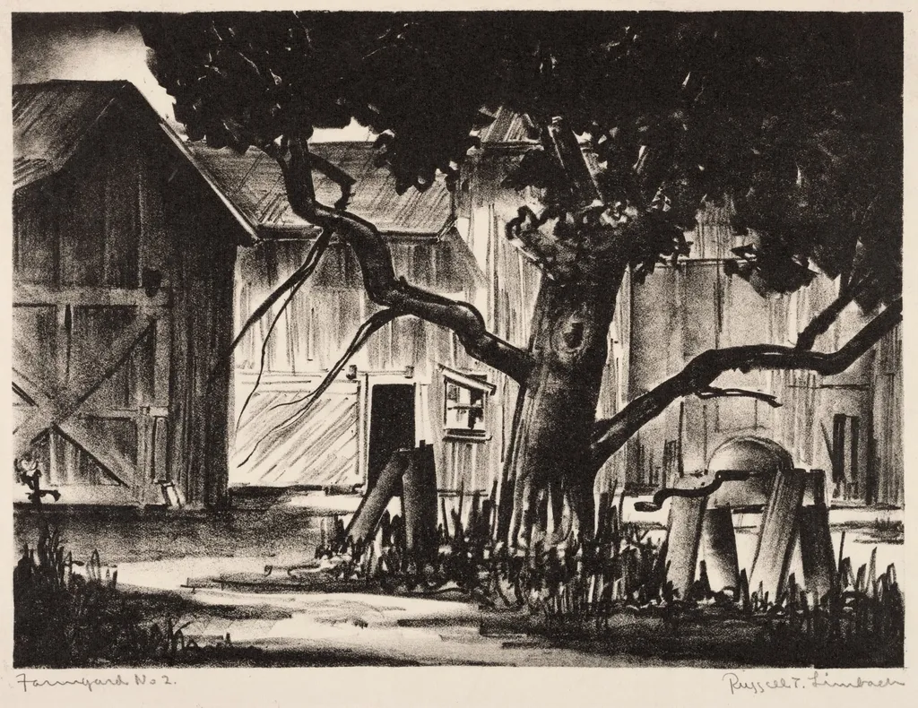 Farmyard No. 2, by Russell T. Limbach, 1928