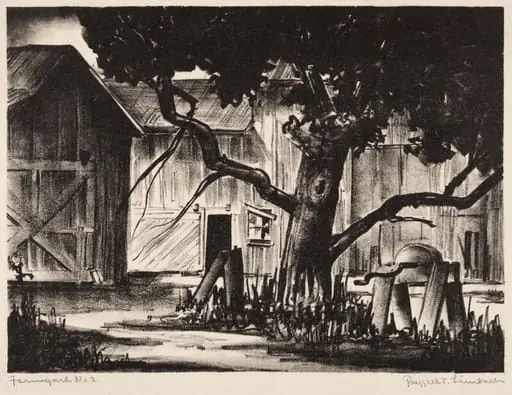 Farmyard No. 2, by Russell T. Limbach