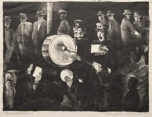 Saturday Night, Massillon, by Russell T. Limbach