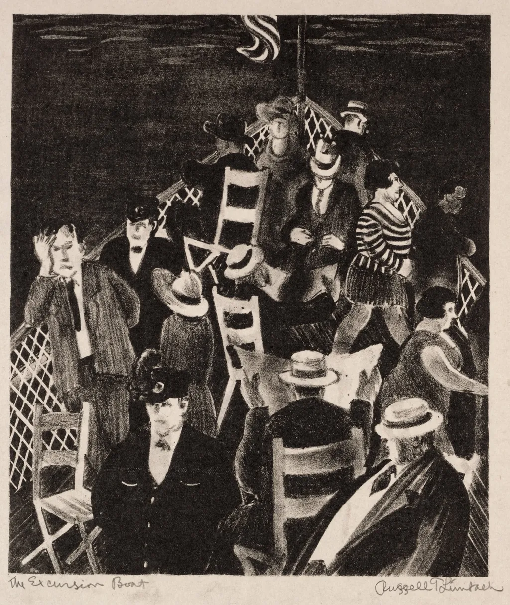 The Excursion Boat, by Russell T. Limbach, 1928