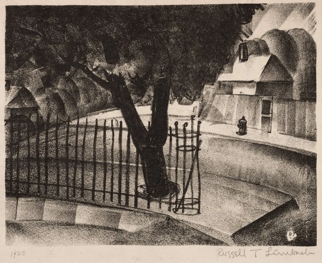 The Iron Fence, by Russell T. Limbach, 1927