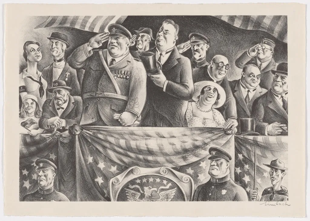 Untitled, by Russell T. Limbach, ink, 1936