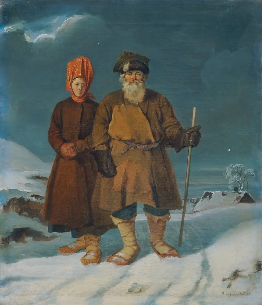 Russian Peasant Couple