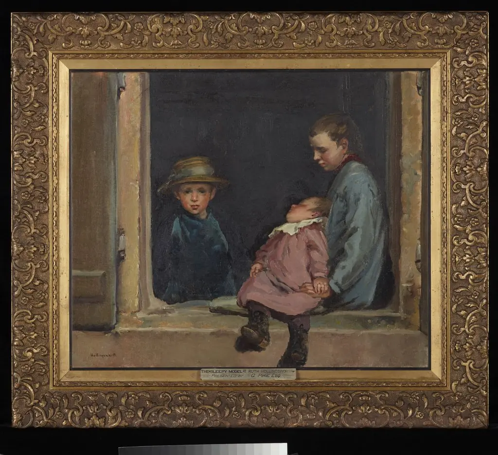 The sleepy model, by Ruth Hollingsworth