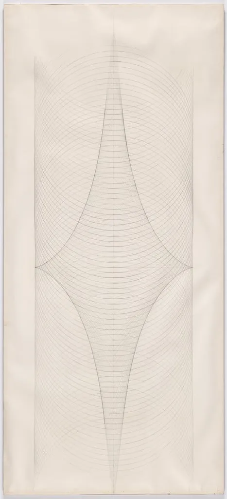 Untitled, by Ruth Vollmer, graphite, 1970