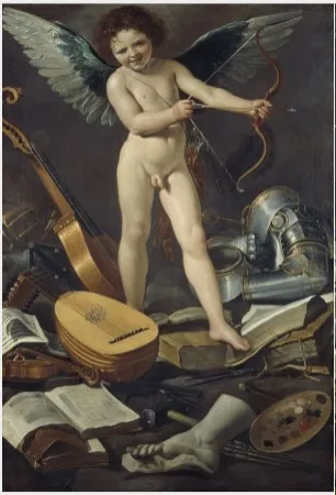 Victorious Love, by Rutilio di Lorenzo Manetti, oil, 1625