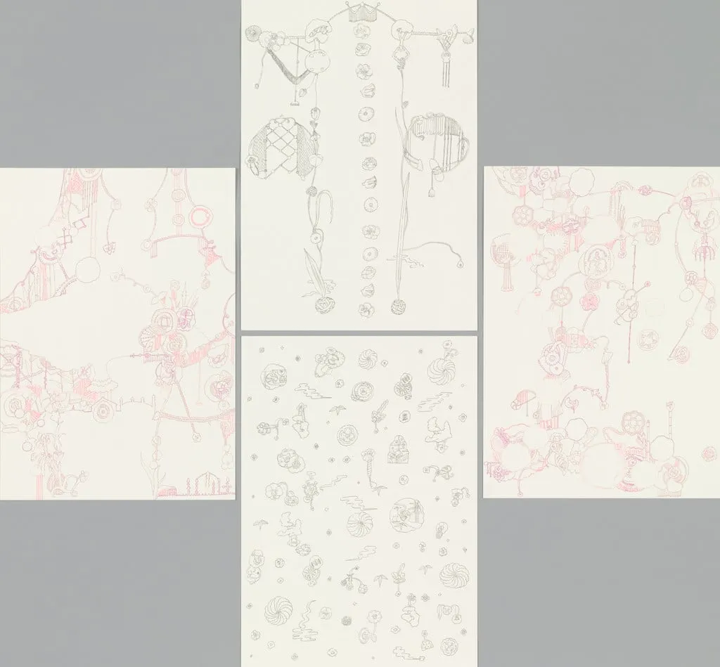 Untitled, by Ryoko Aoki, ink, 2003