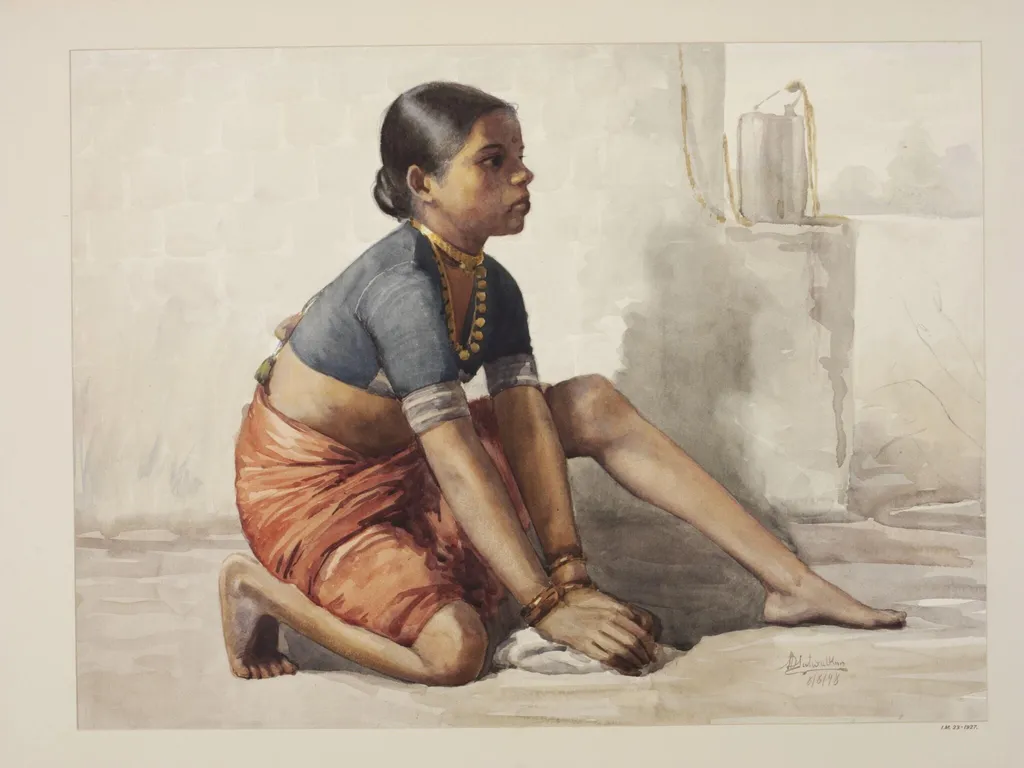 Untitled, by S. D. Sutwulkur, paint, 8