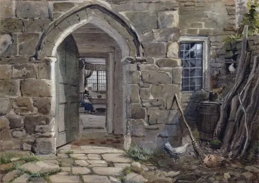 A Glimpse of an Interior, by S.F. Mills