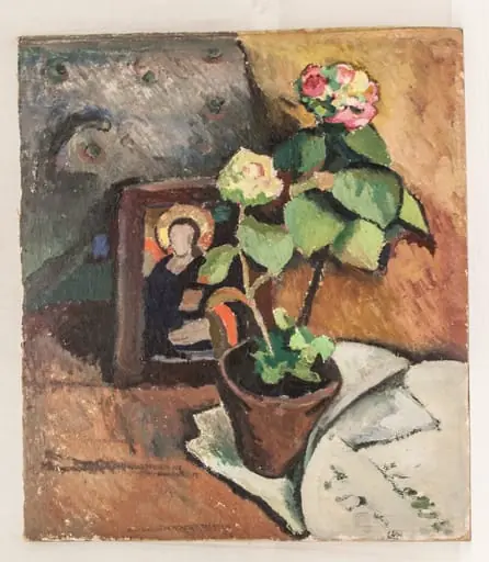 Icoană și ortensie, by Sabin Popp