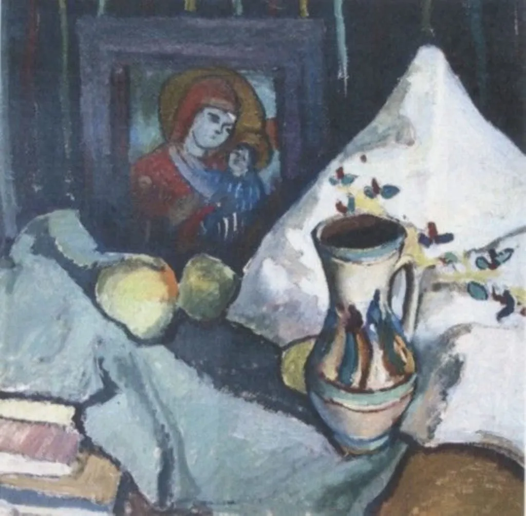 Natură statică, by Sabin Popp, unspecified, 1922