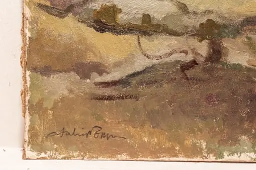Peisaj la Băleni, by Sabin Popp