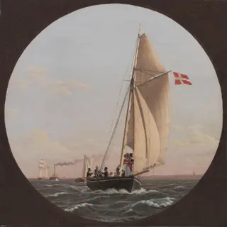 Sailing from Copenhagen to Charlottenlund
