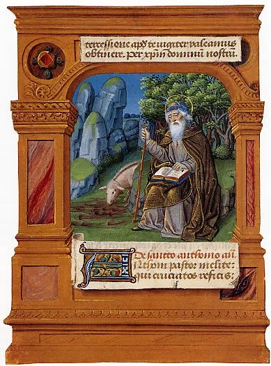 Saint Anthony, unspecified, 1490