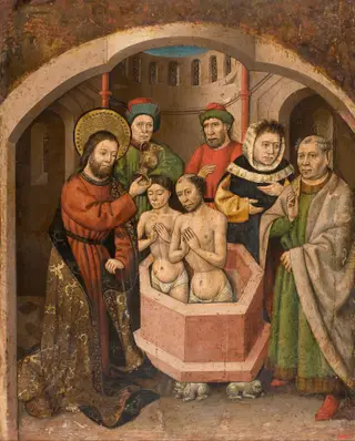 Saint Bartholomew Baptising