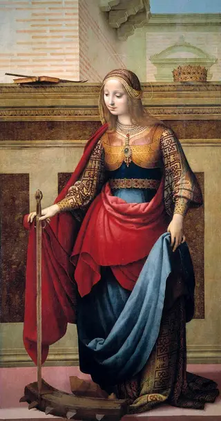 Saint Catherine, by Fernando Yáñez de la Almedina