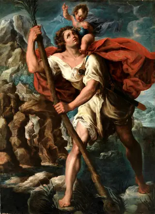 Saint Christopher, by Orazio Borgianni