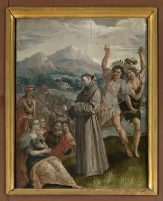 Saint Didacus Preaches in the Canary Islands