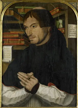 Saint Dionysius the Areopagite in Prayer