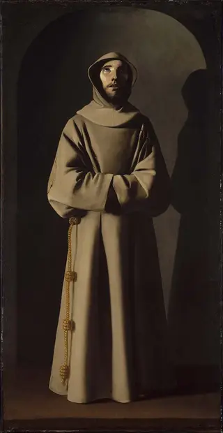 Saint Francis, by Francisco de Zurbarán