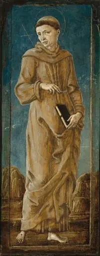 Saint Francis [far left panel]