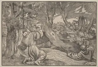 Saint Francis Receiving the Stigmata, by Titian