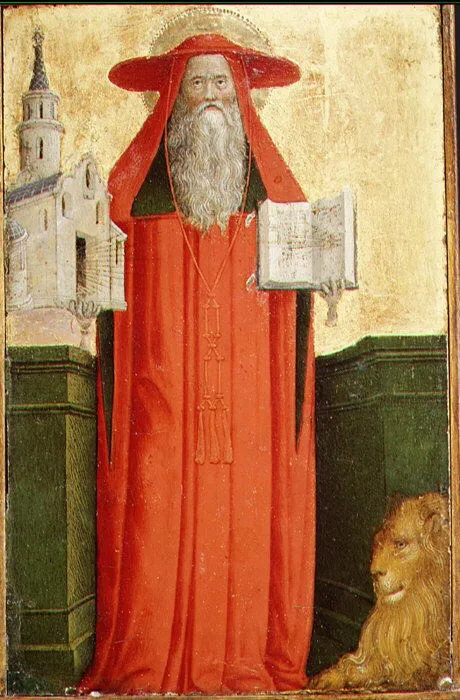 Saint Jerome, tempera, 1440