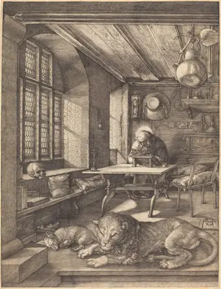 Saint Jerome in His Study, by Albrecht Dürer