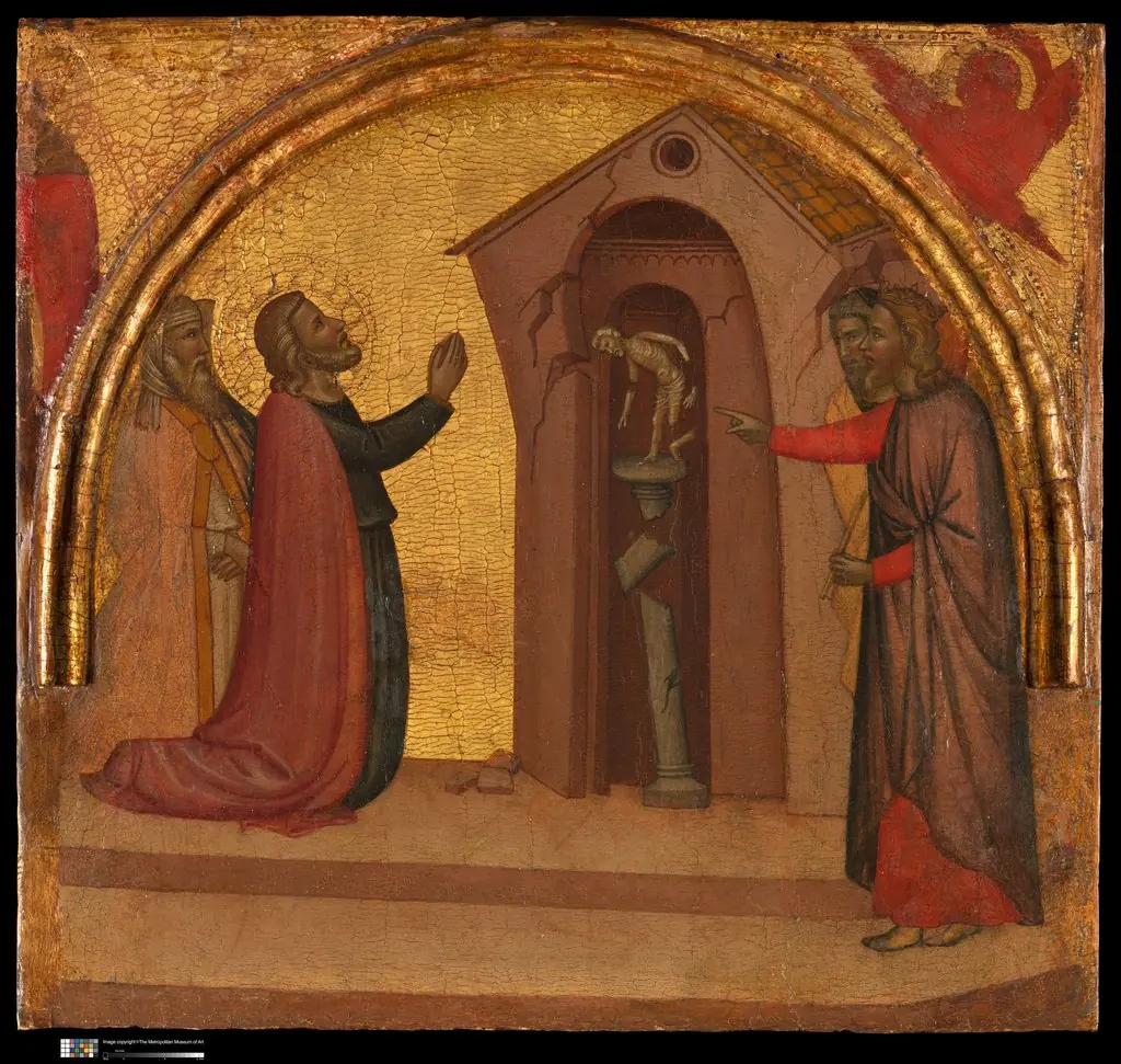 Saint John the Evangelist Causes a Pagan Temple to Collapse