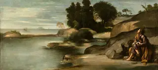 Saint John the Evangelist in Patmos, by Juan Bautista Maíno