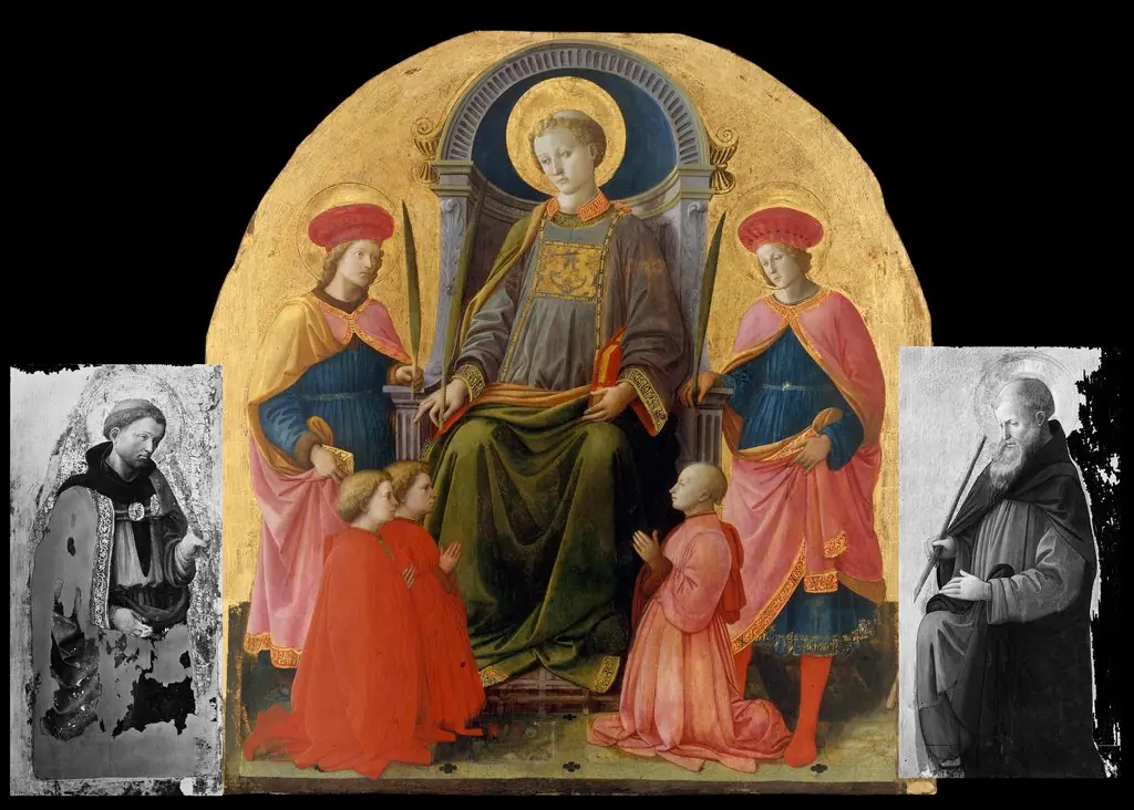 Saint Lawrence Enthroned with Saints and Donors