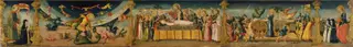 Saint Lawrence, Saint Michael and the Dragon, the Dormitio Virginis and the Martyrdom of Saint Catherine