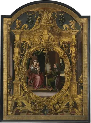 Saint Luke painting the Madonna