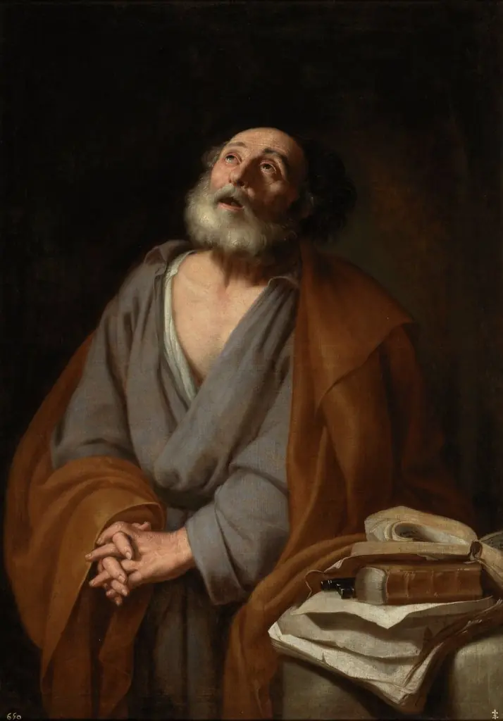 Saint Peter weeping, 1601