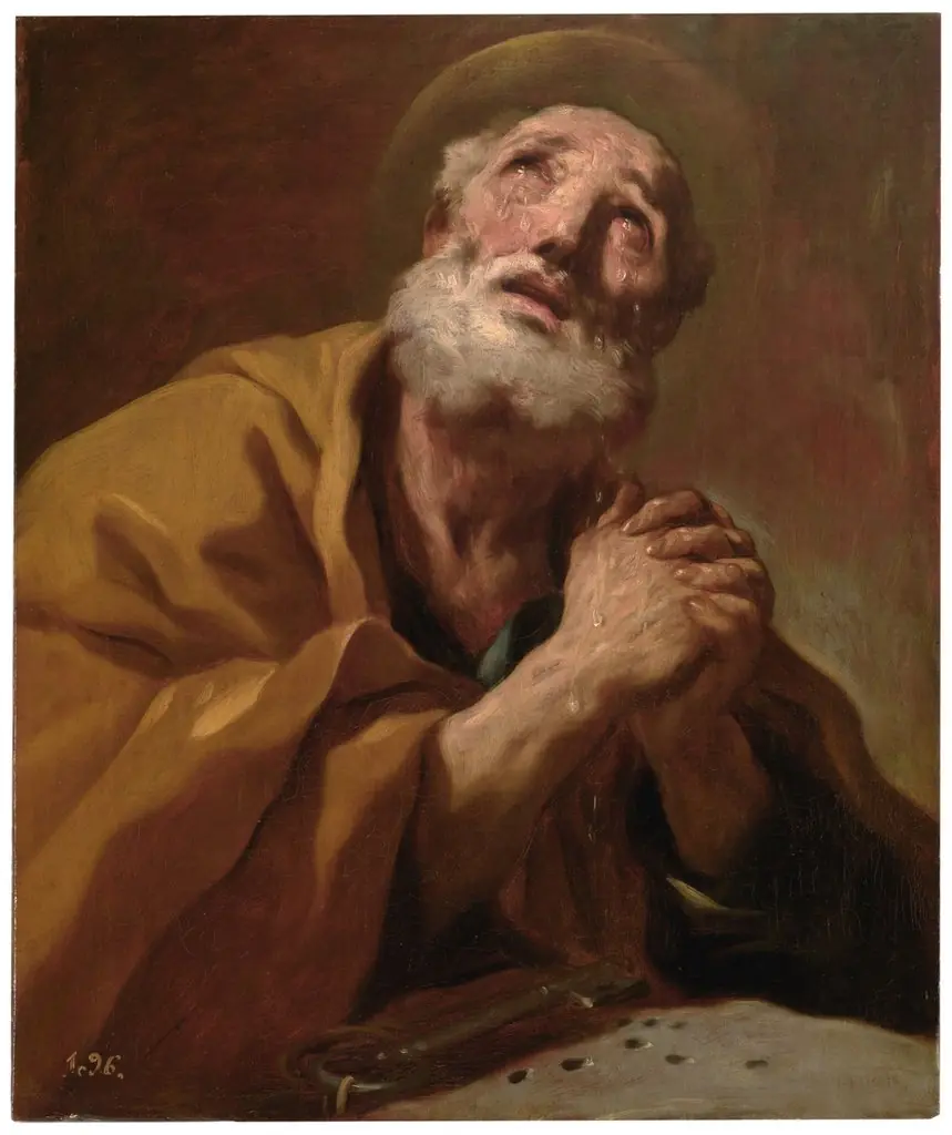 Saint Peter weeping