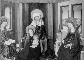 Saints Anna Selbdritt, Barbara and Katharina