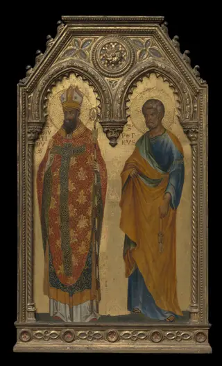 Saints Augustine and Peter, 1350
